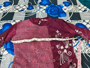 Elegant Ethnic Kurta Set hand work