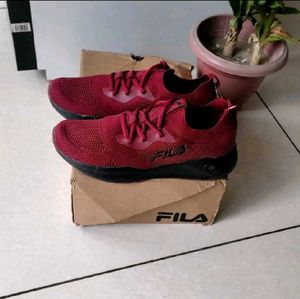 Fila Red Running Shoes