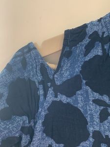 Floral Print Cold Shoulder Dress