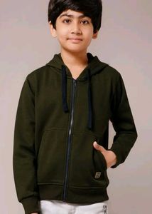 Alan jones Boy's fleece hooded sweatshirt