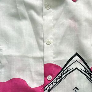 A Beautiful Co-ord Set With Printed Design