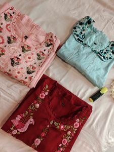 Pure Cotten Kurta (three)