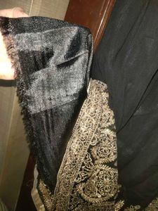 Women Black Party Wear Embroiday PlaZzo