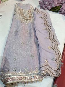 Lilac Embellished Salwar Kameez