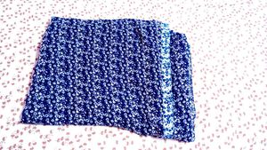 Elegant Blue Floral Saree