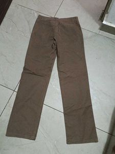 Brown Straight Leg Pants