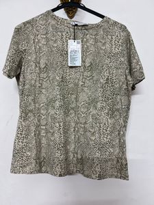 Snakeskin Print T-Shirt