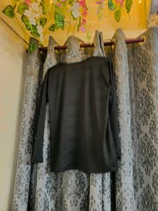 Black Full Sleeves T- Shirt