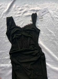 Brand New (Savana) Corset Quilted  Bodycon Dress
