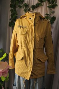 Yellow Vintage Casual Jacket