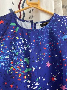 Printed Flaired Dress
