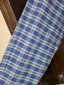 Blue Plaid Shirt