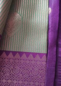 Purple Olive  Saree