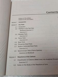 Qualitative Inorganic Analysis For The JEE