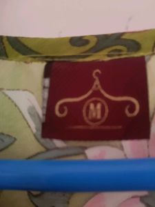 Green Floral Print Kurta Set