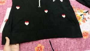 Heart Pattern Sweater