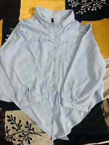 Striped Button-Down Shirt