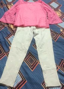 Girls Jegging & Flare Top