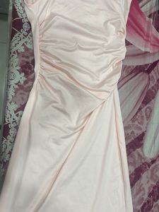 Pink Bodycon Maxi Dress (free Gift Included)