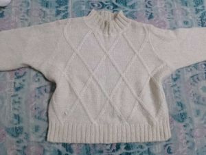 BEIGE KNIT PULLOVER