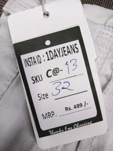 C@13 Size-32 Slim Jeans