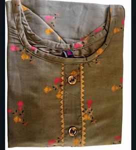 Floral Print Kurta