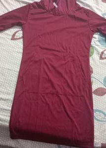 Brand New Red Hoodie Bodycon
