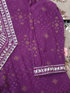 Purple  Kurta Set🫶