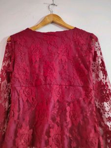 Y2k lace Top