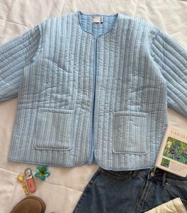 Striped Quilted Jacket