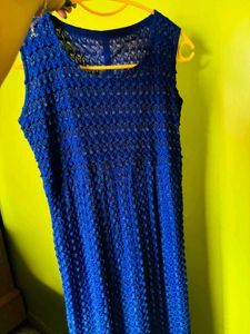 Blue Sleeveless Dress
