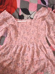 Floral Pink Top