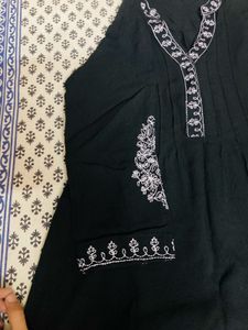 Elegant Black Kurta