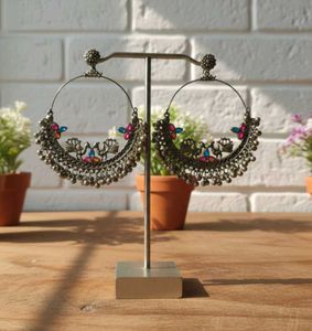 Hoop Jhumka Earrings