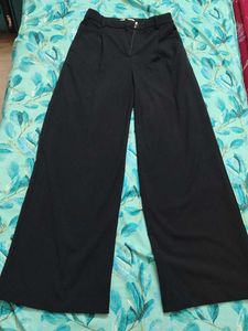 High Waisted Wide Leg Black Pants Make Offers
