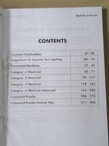 Spell Bee Book