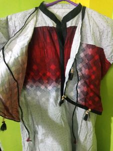 Jacket Style Long Kurti