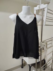 Stylish Black Sleeveless Top