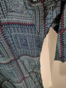 Printed Blue Kurta💙
