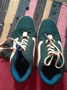 Mens Green Colour Casual Shoes