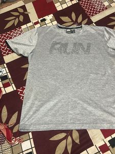 Gray RUN T-Shirt