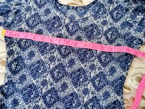 Blue Kurta.