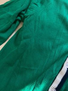 Green Cardigan Sweater