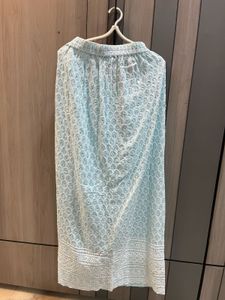 Pastel Blue Lucknowi Shifli Jacket &amp; Dhoti Set