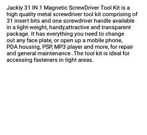 JACKLY 32-in-1 Screwdriver Set