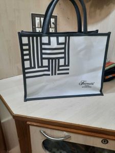 Geometric Print Tote Bag