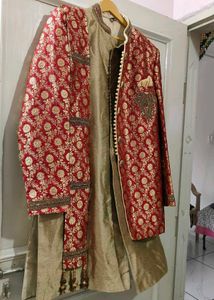 Rad Sherwani With Stole