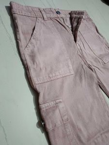 Pink Cargo Pants