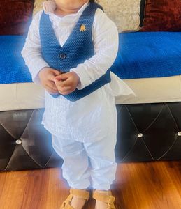 Boy's Festive Waistcoat Set