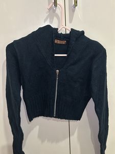 Woolen Crop Sweater